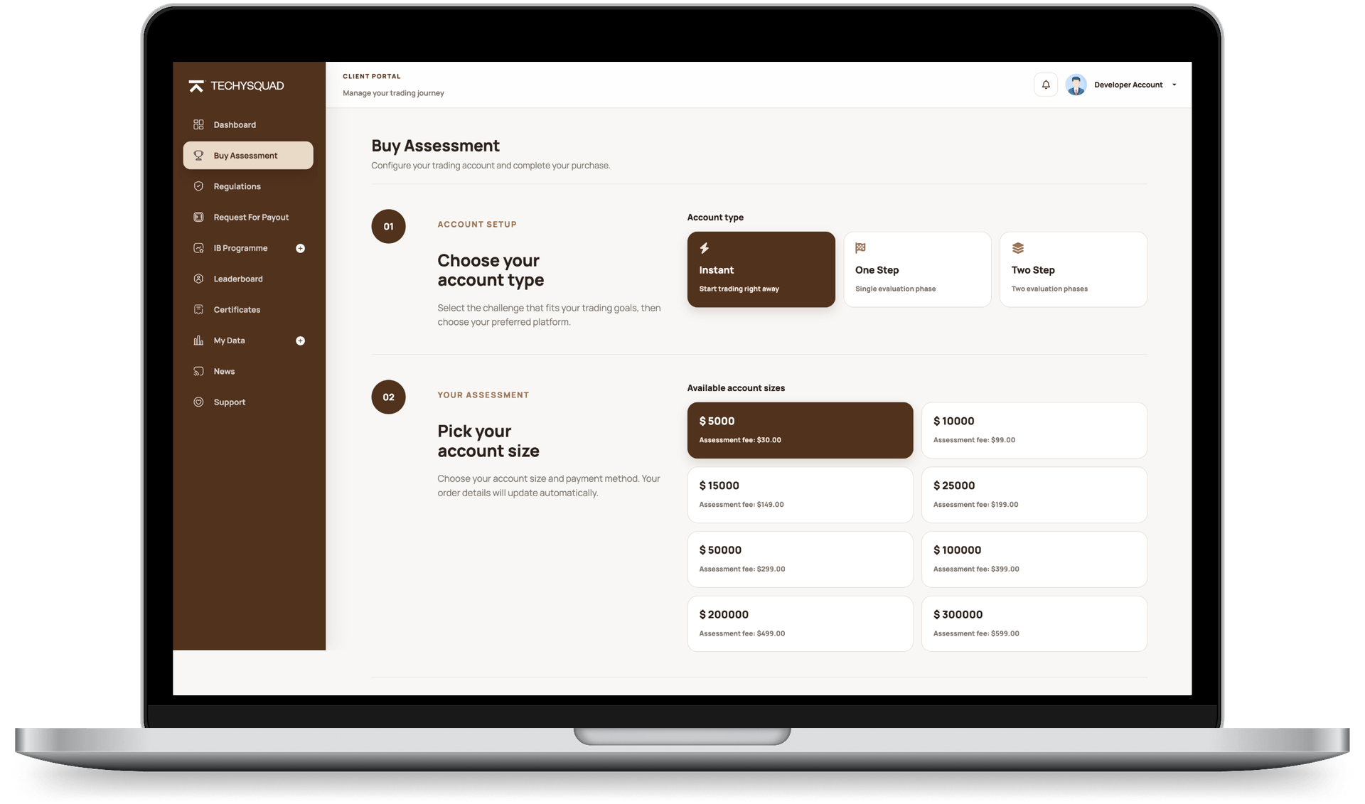Prop Trading CRM