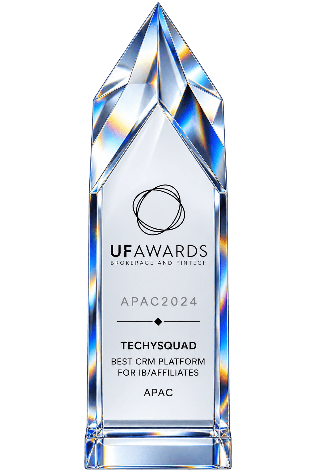 Techysquad Wins BEST CRM PLATFORM FOR IB/AFFILIATES - APAC at iFX EXPO Asia 2024